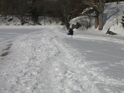 snow tracks